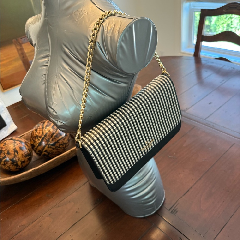 Kate Spade Black and White Crossbody Bag